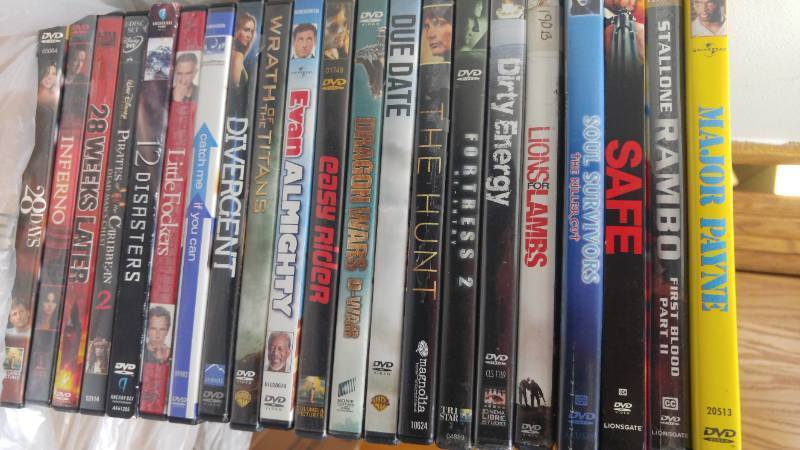 lot 545 image: Previously Viewed DVD Movies (approx. 80)