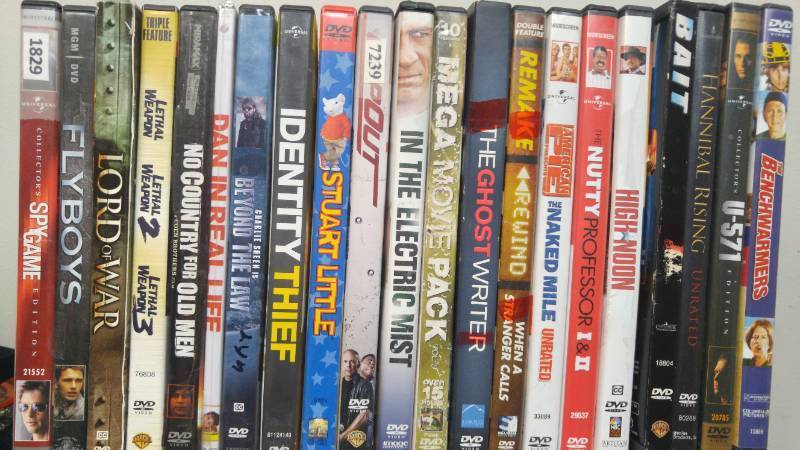 lot 546 image: Previously Viewed DVD Movies (approx. 80)