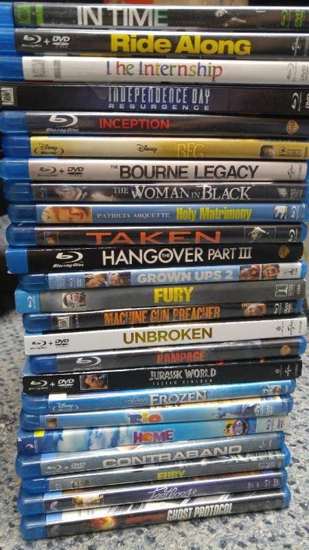 lot 550 image: Previously Viewed DVD Movies (approx. 80)
