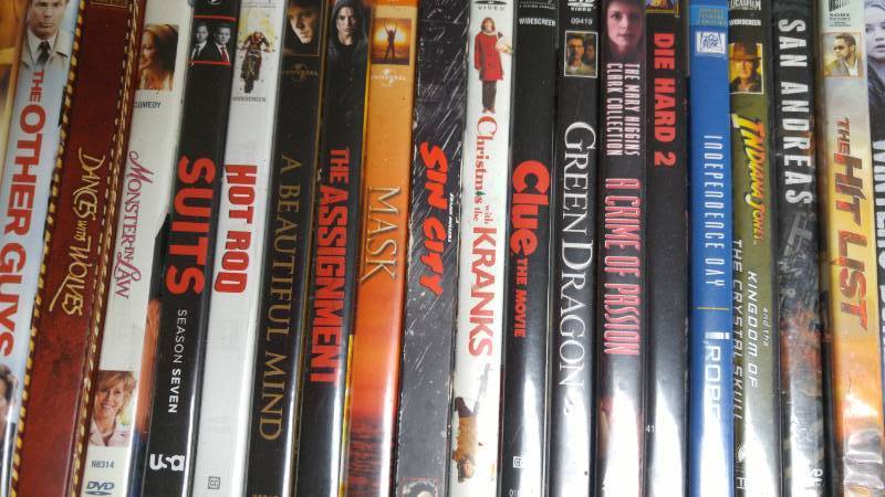 lot 575 image: Previously Viewed DVD Movies (approx. 80)