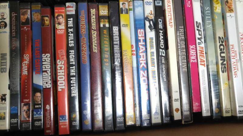 lot 576 image: Previously Viewed DVD Movies (approx. 80)