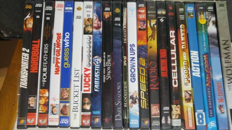 lot 578 image: Previously Viewed DVD Movies (approx. 80)