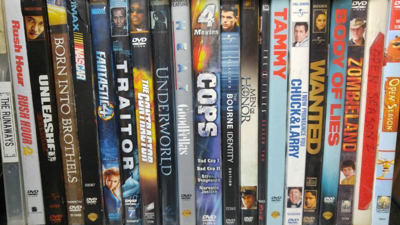 lot 584 image: Previously Viewed DVD Movies (approx. 90)