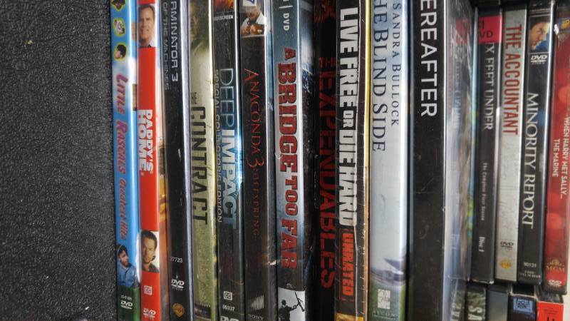 lot 587 image: Previously Viewed DVD Movies (approx. 90)