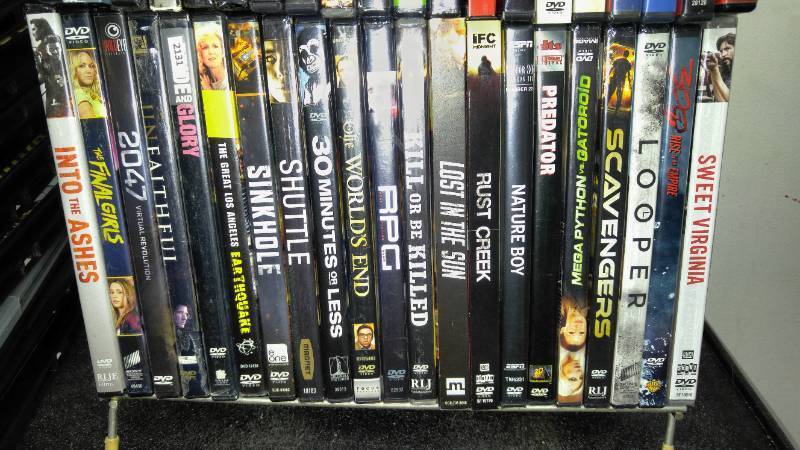 lot 589 image: Previously Viewed DVD Movies. See Pictures for Titles.