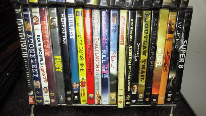 lot 591 image: Previously Viewed DVD Movies (approx. 80)