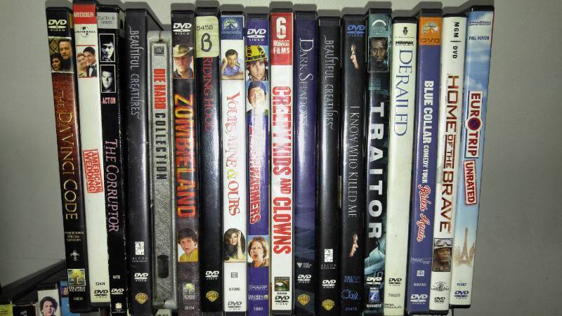 lot 596 image: Previously Viewed DVD Movies (approx. 80)