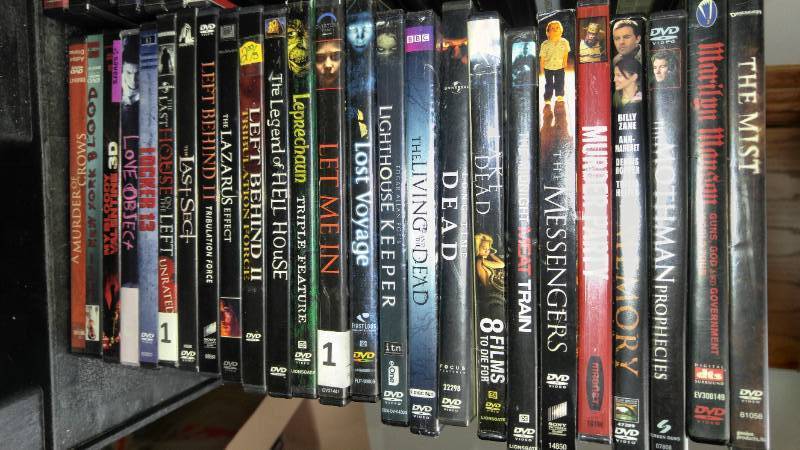 lot 600 image: Previously Viewed DVD Movies (approx. 90)