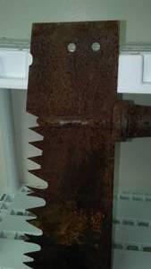 lot 153 image: 66 inch 2-man tree saw - very sharp.