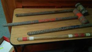 lot 154 image: Vintage croquet mallet (4).