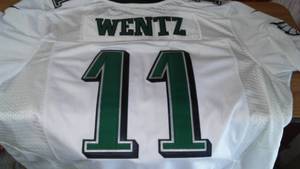 lot 180 image: Authentic Carson Wentz jersey