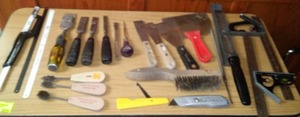 lot 223 image: Woodworking tools.