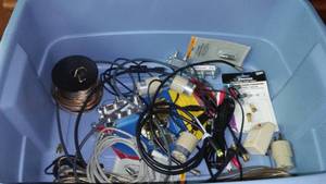 lot 228 image: Electronic accessories, cable and more.