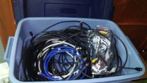 lot 229 image: Cables, coaxial, Internet RCA plugs and more