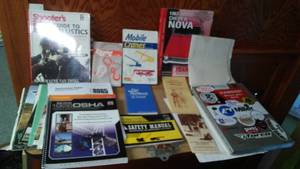 lot 234 image: Miscellaneous catalogs, books, hunting guides and more.