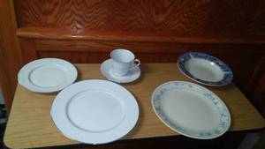 lot 239 image: White on white China and more.