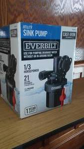 lot 273 image: Everbilt sink pump.