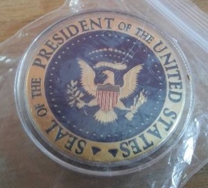 lot 275 image: Trump 2020 coin.