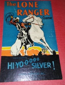 lot 278 image: Games. Tiddlywinks, Lone Ranger board.