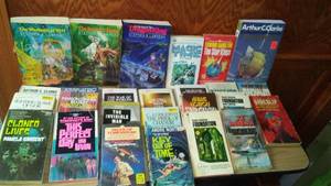 lot 303 image: Vintage sci-fi paperbacks.