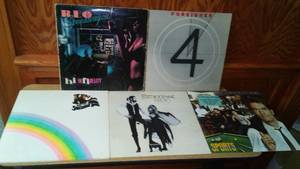 lot 883 image: (5) 1970s Rock Bands Albums