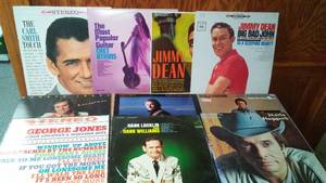 lot 896 image: (10) Male Country Icon Albums