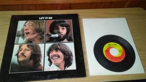 lot 900 image: Beatles Let It Be 12 Vinyl & Ticket to Ride 45