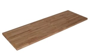 lot 517 image: HARDWOOD REFLECTIONS Unfinished Birch 6.17 ft. L x 25 in. D x 1.5 in. T Butcher Block Countertop