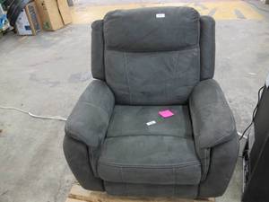 lot 543 image: Large Charcoal Gray Rocking Chair