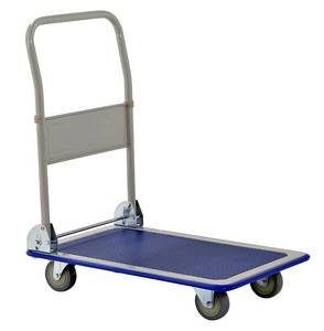 lot 550 image: Sandusky Muscle Rack FPC2918 Heavy Duty 330 lb. Capacity Folding Platform Cart, 11 Height, 18 Width, 29 Length