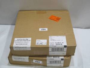 lot 564 image: 2 Pack of ProFlex No-Dig Landscape Edging Kit 3001HD-20C - Total of 40 foot coverage