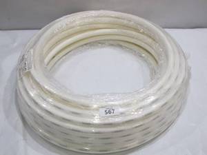 lot 567 image: Sharkbite 34 In. X 100 Ft. White PEX Pipe Type B Coil