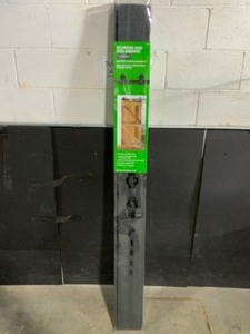 Everbilt 72 in. Dark Oil-Rubbed Top Mount Sliding Barn Door Track and Hardware Kit. See Pictures