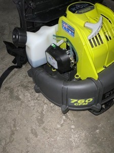 RYOBI 175 MPH 760 CFM 38cc Gas Backpack Leaf Blower. See Pictures