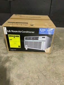 LG Electronics 8,000 BTU 115-Volt Window Air Conditioner LW8016ER with ENERGY STAR and Remote in White. See Pictures