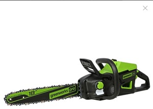 GreenWorks PRO 60V 18 in. Cordless Chainsaw (Tool-Only). See Pictures