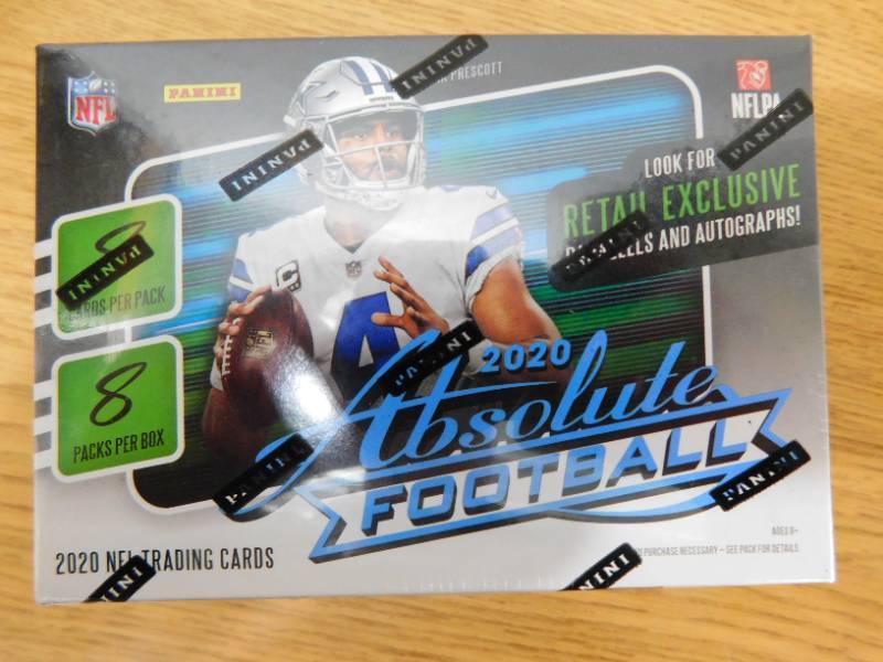 lot 4 image: 2020 Panini Absolute NFL Football BLASTER box (8 pksbx)