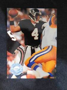 lot 25 image: 1991 Pro Set Platinum Brett Favre #290 Rookie Card Near Mint Condition