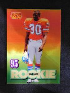 lot 32 image: 1995 Sportflix Terrell Davis #145 Rookie Card Near Mint Condition