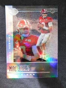 lot 42 image: 2021 Panini Chronicles Illusions Mac Jones #109 Rookie Card Mint Condition