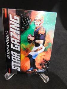 lot 45 image: 2021 Absolute Star Gazing Joe Burrow #SG19 Mint Condition