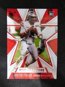 lot 49 image: 2021 Panini Chronicles Rookies & Stars Justin Fields #302 Rookie Card Mint Condition