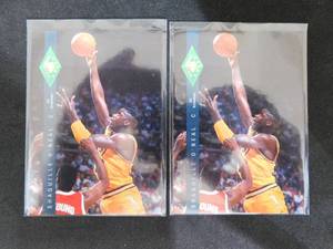lot 70 image: (2) 1992 Classic Four Sport Shaquille ONeal #318 Rookie Cards Mint Condition