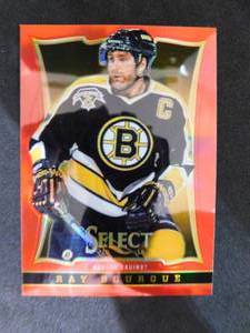 lot 79 image: 2013 Select Red Prizm Ray Bourque #167 Serial #2235