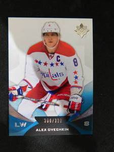 lot 80 image: 2012 Ultimate Alex Ovechkin #26 Serial #300399 Mint Condition