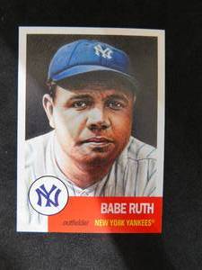 lot 83 image: 2018 Topps Living Babe Ruth #100 HOFer Mint Condition