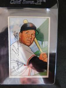 lot 99 image: 1951 Bowman Enos Slaughter #232 HOFer Excellent Condition