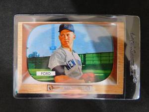 lot 101 image: 1955 Bowman Whitey Ford #59 HOFer Excellent Condition
