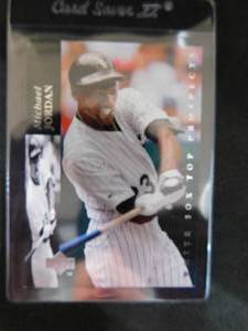 lot 112 image: 1994 Upper Deck Baseball Michael Jordan #MJ23 Rookie Card Near Mint Condition