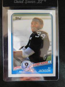 lot 132 image: 1988 Topps Bo Jackson Rookie Card #327 Mint Condition